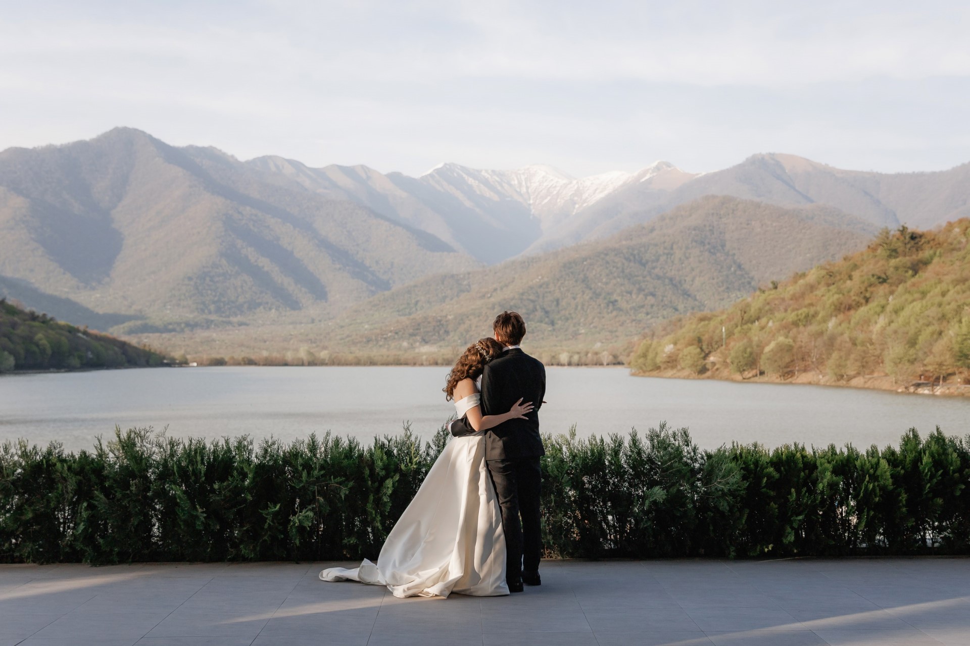 Lake wedding